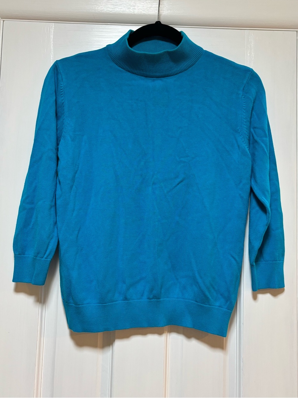 Diane Gilman Turquoise Turtleneck Sweater